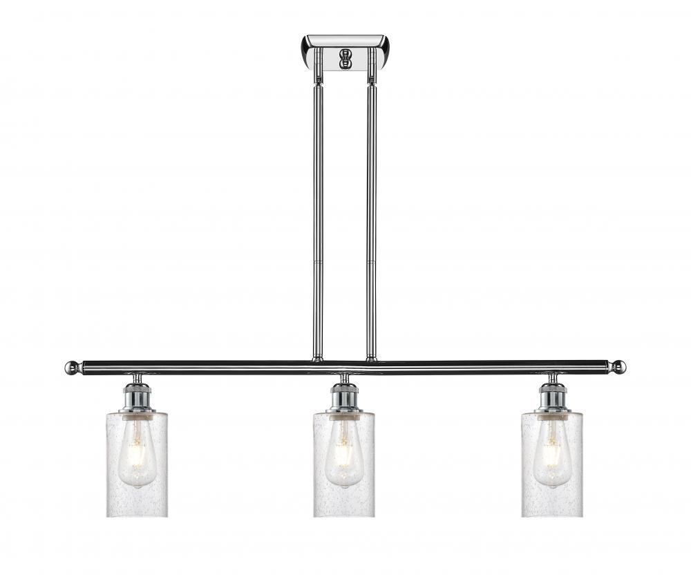 Clymer - 3 Light - 36 inch - Polished Chrome - Cord hung - Island Light