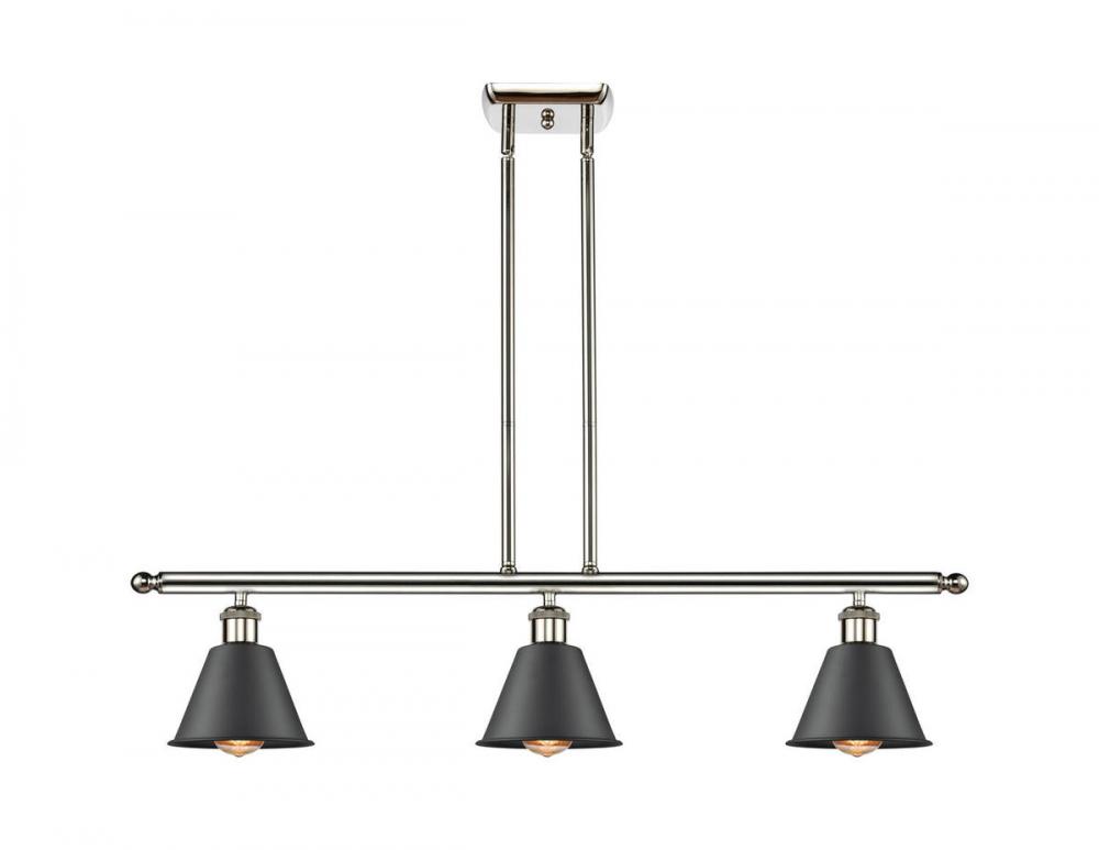 Smithfield - 3 Light - 36 inch - Polished Nickel - Cord hung - Island Light