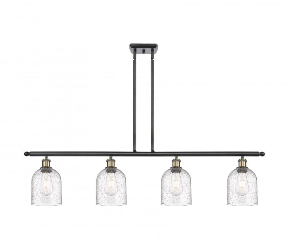 Bella - 4 Light - 48 inch - Black Antique Brass - Cord hung - Island Light