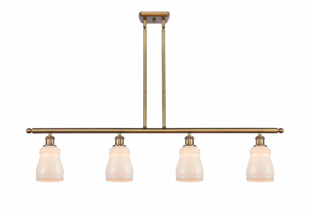 Ellery - 4 Light - 48 inch - Brushed Brass - Cord hung - Island Light