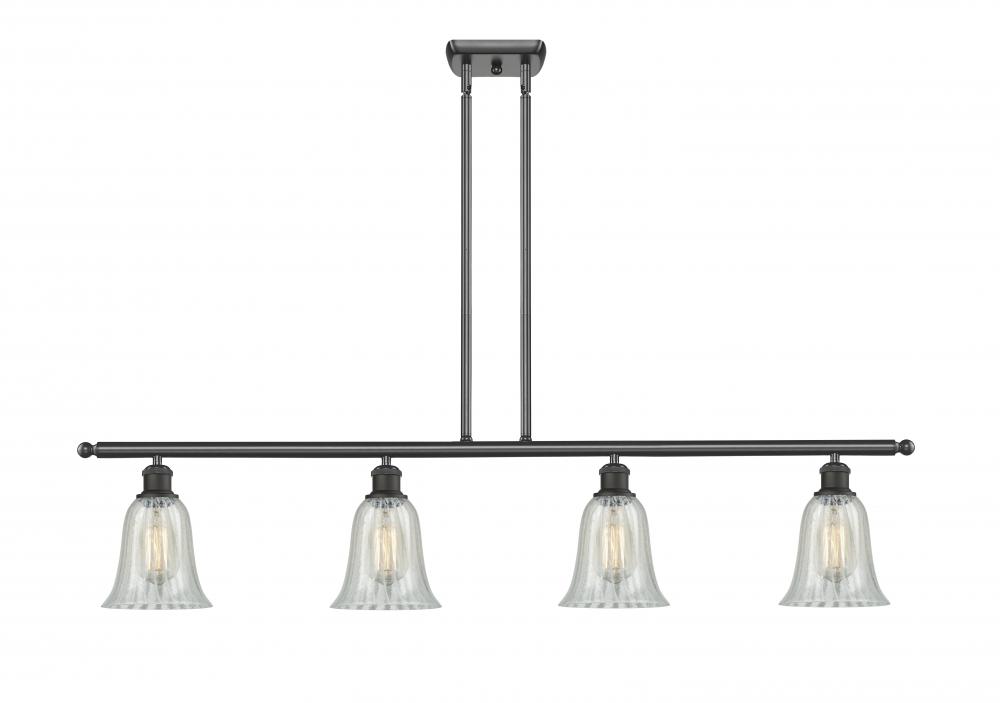 Hanover - 4 Light - 48 inch - Oil Rubbed Bronze - Cord hung - Island Light