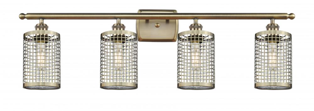 Nestbrook - 4 Light - 35 inch - Antique Brass - Bath Vanity Light