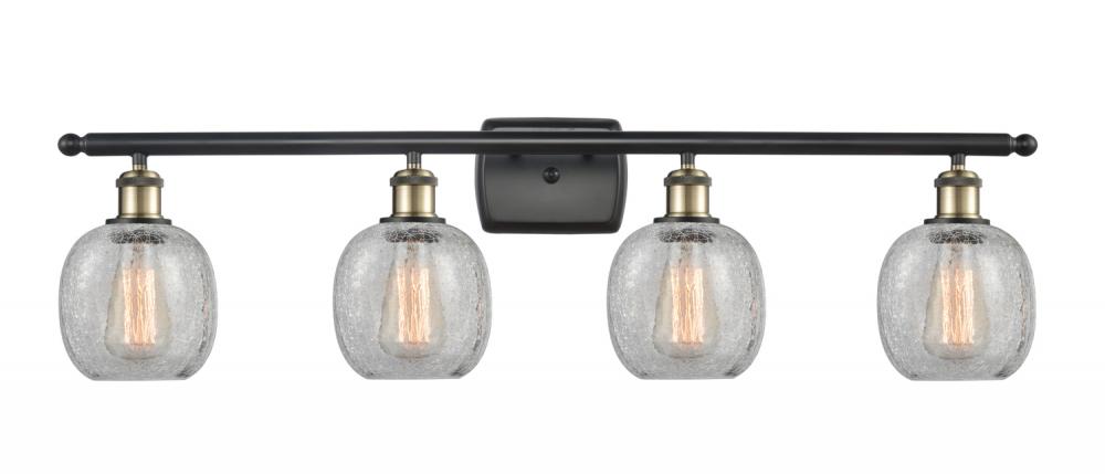 Belfast - 4 Light - 36 inch - Black Antique Brass - Bath Vanity Light