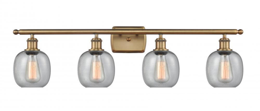 Belfast - 4 Light - 36 inch - Brushed Brass - Bath Vanity Light