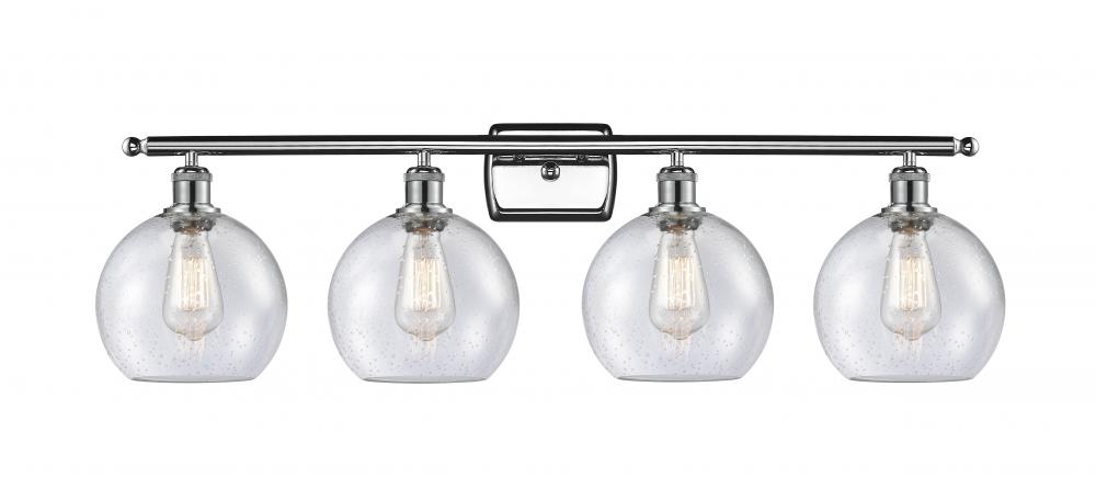 Athens - 4 Light - 38 inch - Polished Chrome - Bath Vanity Light