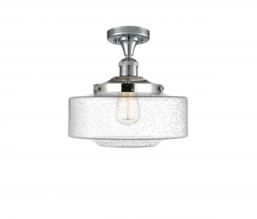 Bridgeton - 1 Light - 12 inch - Polished Chrome - Semi-Flush Mount