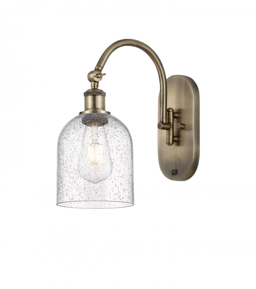 Bella - 1 Light - 6 inch - Antique Brass - Sconce