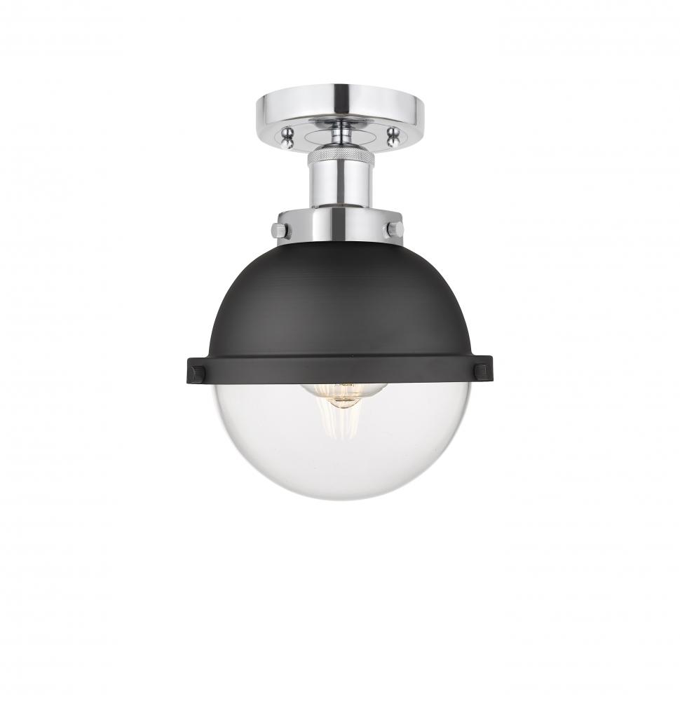 Edison - 1 Light - 7 inch - Polished Chrome - Semi-Flush Mount