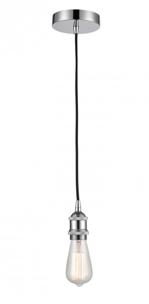 Edison - 1 Light - 2 inch - Polished Chrome - Cord hung - Mini Pendant