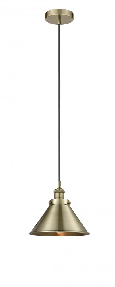 Edison - 1 Light - 10 inch - Antique Brass - Multi Pendant