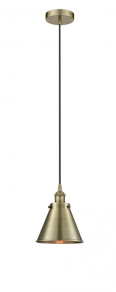 Edison - 1 Light - 8 inch - Antique Brass - Multi Pendant