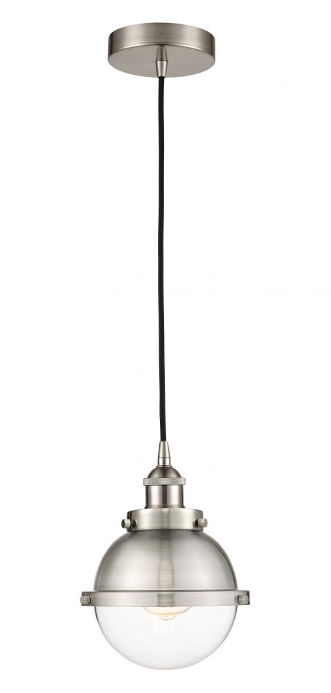 Hampden - 1 Light - 7 inch - Brushed Satin Nickel - Cord hung - Mini Pendant