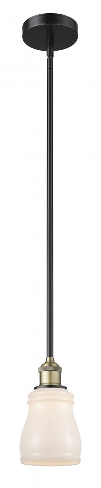 Ellery - 1 Light - 5 inch - Black Antique Brass - Cord hung - Mini Pendant