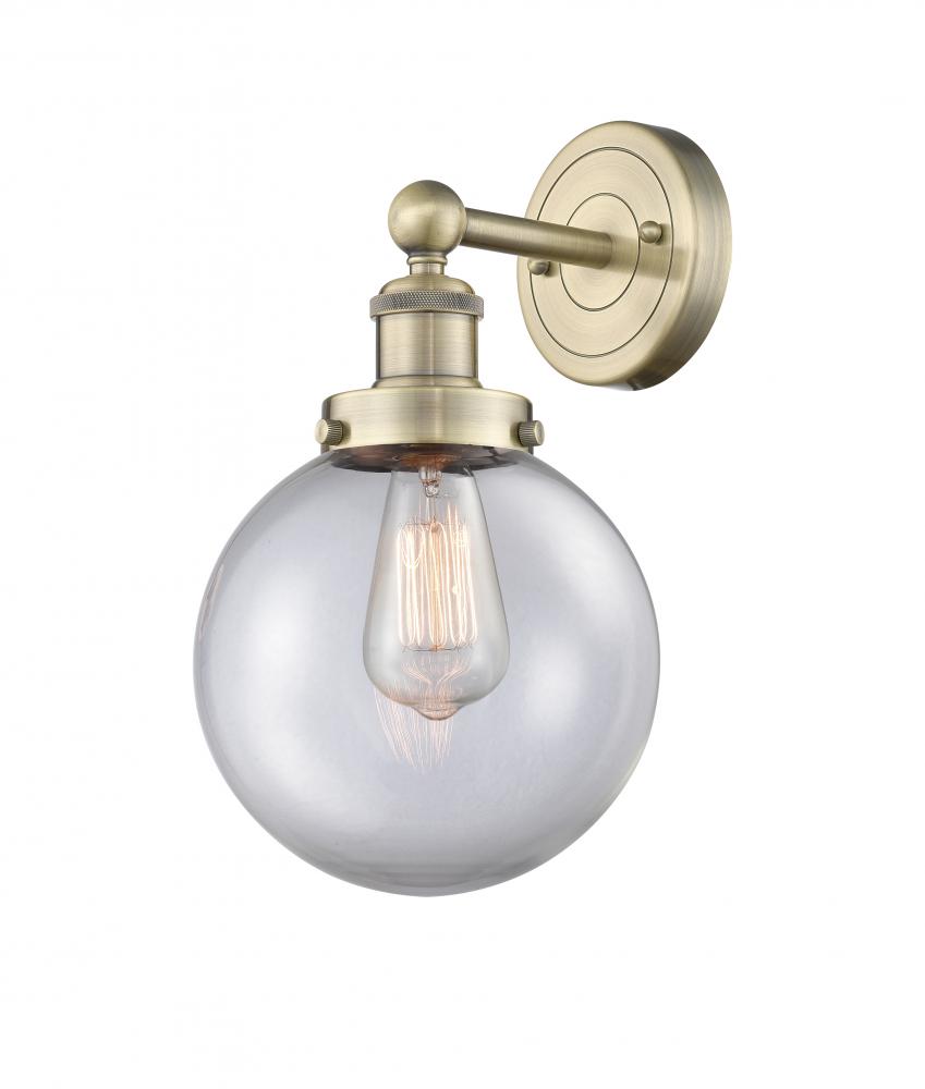 Beacon - 1 Light - 8 inch - Antique Brass - Sconce