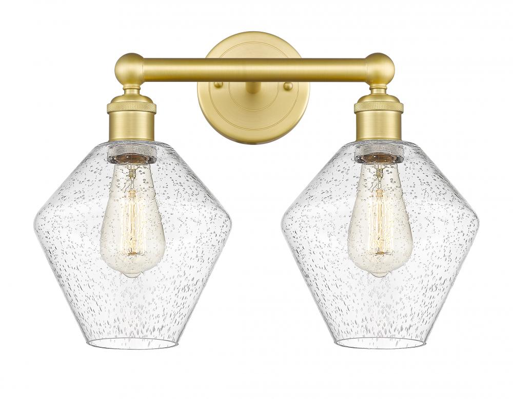 Cindyrella - 2 Light - 17 inch - Satin Gold - Bath Vanity Light