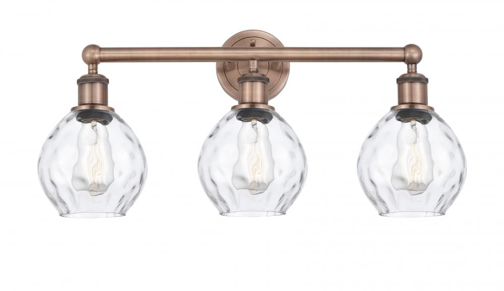 Waverly - 3 Light - 24 inch - Antique Copper - Bath Vanity Light