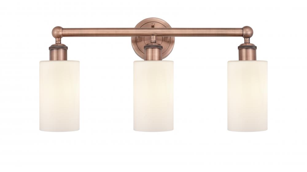 Clymer - 3 Light - 22 inch - Antique Copper - Bath Vanity Light