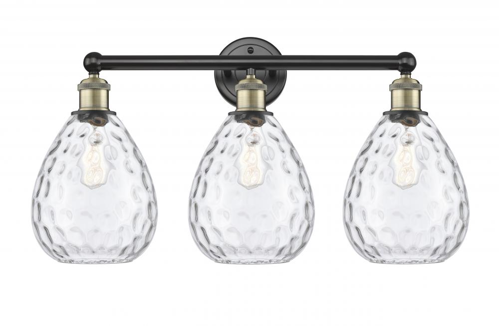 Waverly - 3 Light - 26 inch - Black Antique Brass - Bath Vanity Light