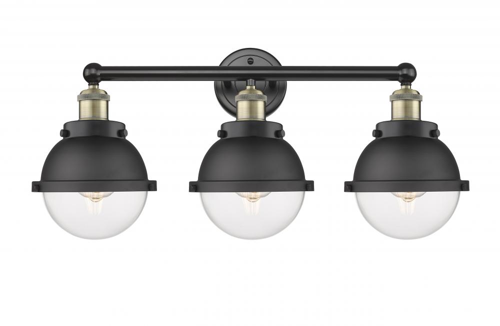 Edison - 3 Light - 25 inch - Black Antique Brass - Bath Vanity Light