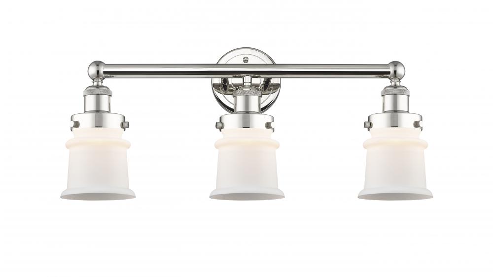 Canton - 3 Light - 23 inch - Polished Nickel - Bath Vanity Light