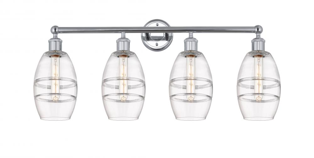 Vaz - 4 Light - 33 inch - Polished Chrome - Bath Vanity Light