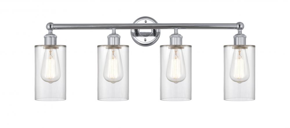 Clymer - 4 Light - 31 inch - Polished Chrome - Bath Vanity Light