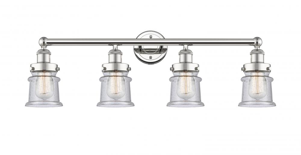 Canton - 4 Light - 32 inch - Polished Nickel - Bath Vanity Light