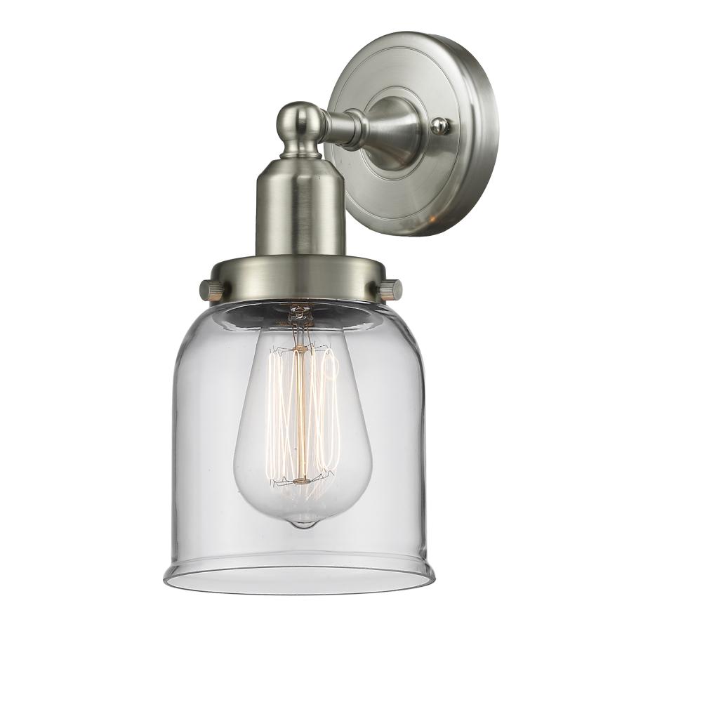 Bell - 1 Light - 5 inch - Brushed Satin Nickel - Bath Vanity Light