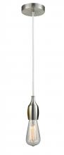 Innovations Lighting 100SN-10W-3SN - Chelsea - 1 Light - 2 inch - Satin Nickel - Cord hung - Mini Pendant