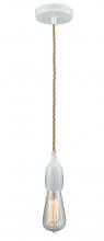 Innovations Lighting 100W-10RE-3W - Chelsea - 1 Light - 2 inch - White - Cord hung - Mini Pendant