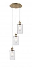 Innovations Lighting 113B-3P-AB-G804 - Clymer - 3 Light - 10 inch - Antique Brass - Cord Hung - Multi Pendant