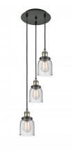 Innovations Lighting 113F-3P-BAB-G54 - Cone - 3 Light - 12 inch - Black Antique Brass - Cord hung - Multi Pendant