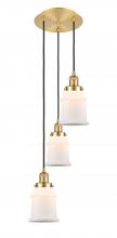 Innovations Lighting 113F-3P-SG-G181 - Canton - 3 Light - 13 inch - Satin Gold - Cord hung - Multi Pendant