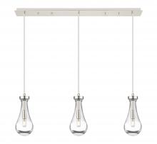 Innovations Lighting 123-451-1P-PN-G451-5CL - Owego - 3 Light - 37 inch - Polished Nickel - Linear Pendant