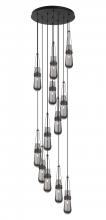 Innovations Lighting 126-452-1P-BK-G452-4SM - Milan - 12 Light - 24 inch - Matte Black - Multi Pendant