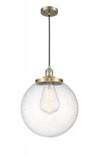 Innovations Lighting 201C-AB-G204-14 - Beacon - 1 Light - 14 inch - Antique Brass - Cord hung - Mini Pendant