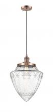 Innovations Lighting 201C-AC-G664-12 - Bullet - 1 Light - 12 inch - Antique Copper - Cord hung - Mini Pendant