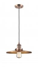 Innovations Lighting 201C-AC-MFR-AC-12-LED - Appalachian - 1 Light - 12 inch - Antique Copper - Cord hung - Mini Pendant