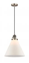 Innovations Lighting 201CSW-AB-G41-L-LED - Cone - 1 Light - 12 inch - Antique Brass - Cord hung - Mini Pendant