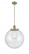 Innovations Lighting 201S-AB-G204-16 - Beacon - 1 Light - 16 inch - Antique Brass - Stem Hung - Pendant