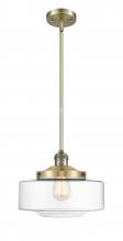 Innovations Lighting 201S-AB-G692-12-LED - Bridgeton - 1 Light - 12 inch - Antique Brass - Stem Hung - Mini Pendant