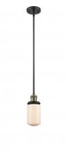Innovations Lighting 201S-BAB-G311-LED - Dover - 1 Light - 5 inch - Black Antique Brass - Stem Hung - Mini Pendant