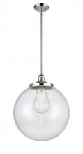 Innovations Lighting 201S-PC-G204-16 - Beacon - 1 Light - 16 inch - Polished Chrome - Stem Hung - Pendant