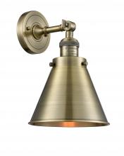 Innovations Lighting 203-AB-M13-AB-LED - Appalachian - 1 Light - 8 inch - Antique Brass - Sconce