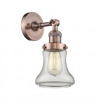 Innovations Lighting 203-AC-G192-LED - Bellmont - 1 Light - 7 inch - Antique Copper - Sconce