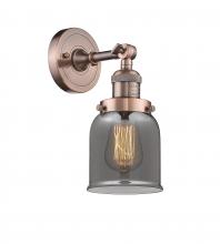 Innovations Lighting 203-AC-G53-LED - Bell - 1 Light - 5 inch - Antique Copper - Sconce