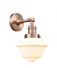 Innovations Lighting 203-AC-G531-LED - Oxford - 1 Light - 8 inch - Antique Copper - Sconce