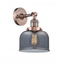 Innovations Lighting 203-AC-G73-LED - Bell - 1 Light - 8 inch - Antique Copper - Sconce