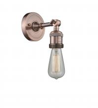 Innovations Lighting 203-AC-LED - Bare Bulb - 1 Light - 5 inch - Antique Copper - Sconce
