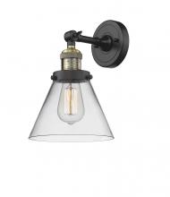 Innovations Lighting 203-BAB-G42 - Cone - 1 Light - 8 inch - Black Antique Brass - Sconce